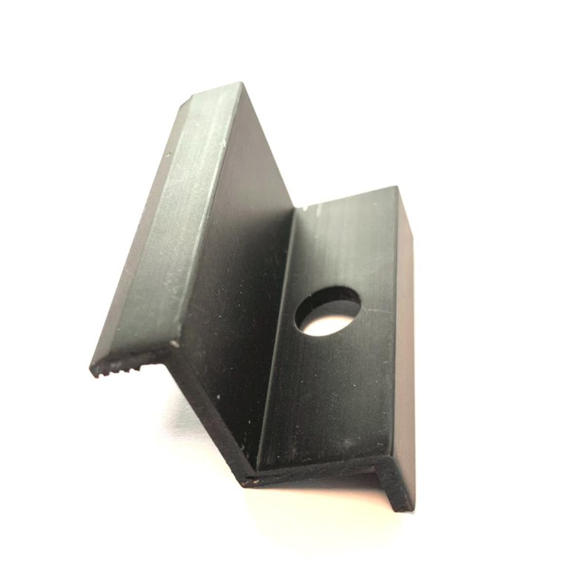 Collier d'extrémité noir 35mm pour cadre sur toit plat